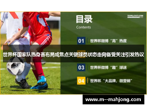 世界杯国家队热身赛布局成焦点关键球员状态走向备受关注引发热议